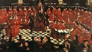 GOSSAERT, Jan (Mabuse) The High Council sdg oil painting artist